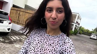 I caught my Babysitter with dildo - She turned me on so
