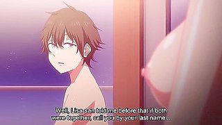 Busty cartoon slut gets pussy licked