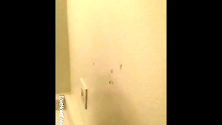 Australian brunette amateurs pussy showering