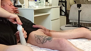 Stepmom Hands off My Hard Cock Before Cumshot