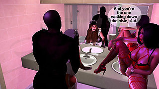 Vol 4  Bachelorette Party Gone Black  3D VAM Story