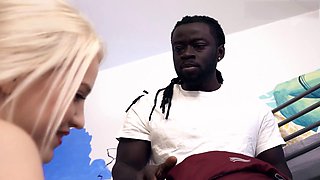 Curvy girls Gabi Gold, Nata Ocean, Marilyn Sugar, and Jenny Wild take on big black cock and enjoy every moment