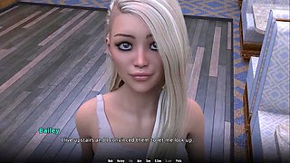 Video game fantasy with finger-tickling action and some unexpected interruptions