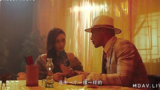 Chinese girl with big tits bouncing in cowgirl and doggystyle