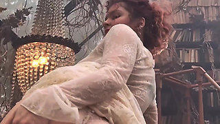 A Beautiful Nymph in a Secret Garden