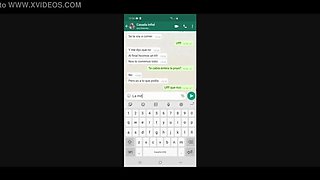 Married Cheating Wife Ana Duro 24 Caught on WhatsApp Chat with Vergosodotado's Huge Cock - Part 1