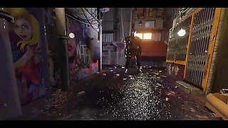 Busty 3D Girl Got Monster Cock Creampie Adventure in Chinatown