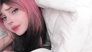 Stepsister Pretends to Be My Sex Doll and Gets Fucked POV Until I Cum on Both
