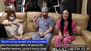 Blaire Celeste Gives Two Blowjobs Before Getting Blasted With Cum, Nurses POV