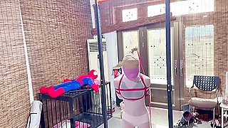 Asian Standing Bondage