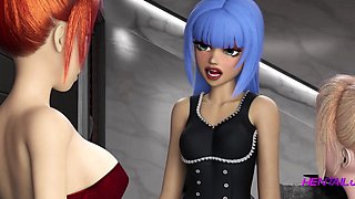The Anal Domination of a Dickgirl in a Cyberpunk Underworld