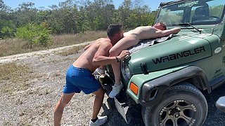 Eating Pussy in Sex, She's Fingering but Herself, Outdoor Pussy Eating, Car Sex Masturbation