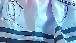 I Lifted My Pleated Skirt to Rub Myself Against Him and Squeeze All the Milk Out of Him