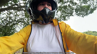 Picking up a Customer Without a Bra!