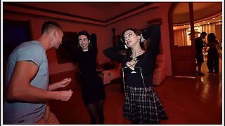 Swingers Club Party - Hardcore Sex With Horny Brunette Katty West