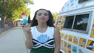 Cheerleader Gets Nailed In Ice Cream Truck part 2