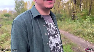 Social Experiment XXX: Random Guy Licks My Pussy Outdoors