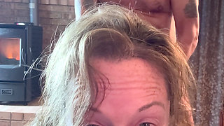 Mature Dirty Talking Milf Gets Bent Over the Bed, Nice Round Ass