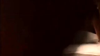 Stockings-clad milf amateur girl in a cuckold threesome