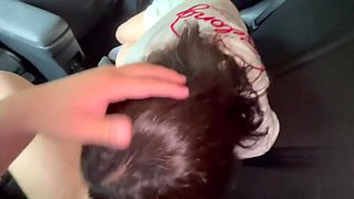 Cheating Cutie Moans Loud in Secret Car Fuck