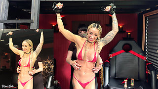 Armpit Tickle Torment on Her Most Ticklish Spot! Don't Let Go Challenge Mars Solo and Tickling Harmony