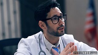 PURE TABOO Desperate MILF Siri Dahl Tries Artificial Insemination With Creepy Doctor