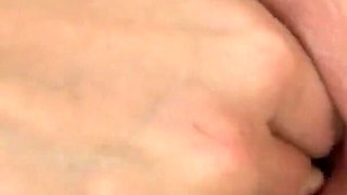 Kathy alone rubbing her clit to get wet