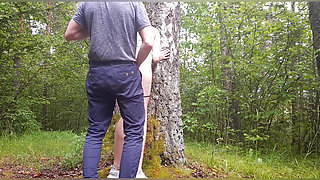 I saw an 18-year-old girl in the forest and decided to punish her! Brutal