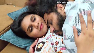 Wife And Husband First Time Sex And It Happens In Kitchen And Sofa Sex While No One In Home