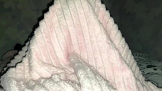 Daughter-in-law climbed under the blanket to her stepparent to give him a sucky-sucky and then poke