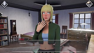 Adult visual novel gameplay featuring a focus on ass