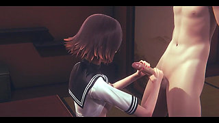 Hentai Uncensored 3D - Kaya Handjob and Fucked - Japanese Asian Manga Anime Game Porn