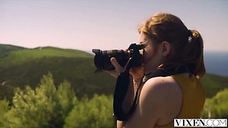 Jia Lissa FFM Threesome - Blonde Redhead Licks Pussy & Takes Deep Throat