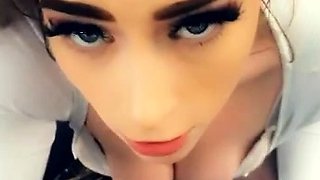 Big boobs milf masturbates with her dildo