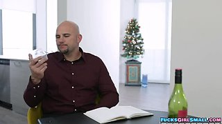 Blonde Teen Skylar Vox Gets Drenched in Cum for Christmas - Doggystyle & Cowgirl Fun