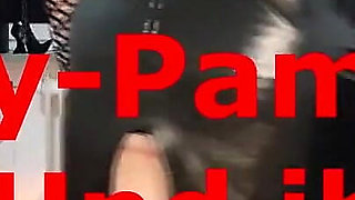 Dominant Brunette Mistress Torments Her Submissive Slave