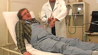 The nurse fucks him healthy