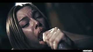 Petite Teen Blonde Gets Creampie by Monster Cock - Hardcore Cum in Mouth 3D Hentai