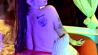 Big boobs milf masturbates with her dildo