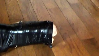 Amateur fetish big booty bitch riding with her bum