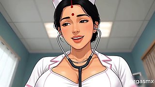 Desi Hot Doctor Bhabi Gives Special Treatment - Indian MILF Doctor Fantasy