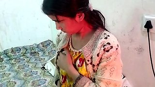 Desi aunt with a tight pussy gets ravaged in a village setting
