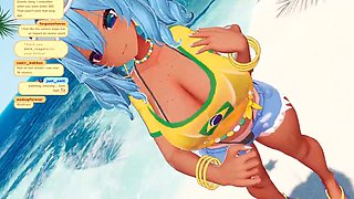 Manga-inspired adult experience with ASMR and MMD