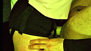 Femdom Wife Pegging Husband with Big Dildo and Very Deep