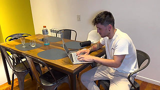 DP Foursome with Couples Swapping Tattooed Babes and Big Cocks