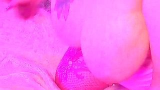 Pink Latex - Toys and Tits - Watch Me Cum Hard!