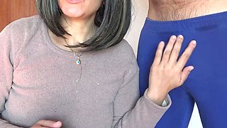 Stepmom Susan's Cuckold Wife Fantasy: Sucking Cock Together in HD