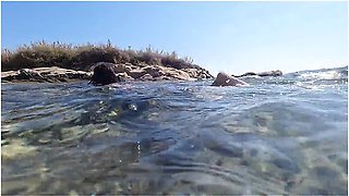 4k Underwater Totally Naked # Close Up Pee On Camera