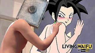 Naughty Caulifla and Kefla in Dragon Ball adult fun