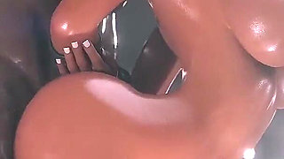 Stretched Pussy & Ass Fucked Hard by Monster Black Dick